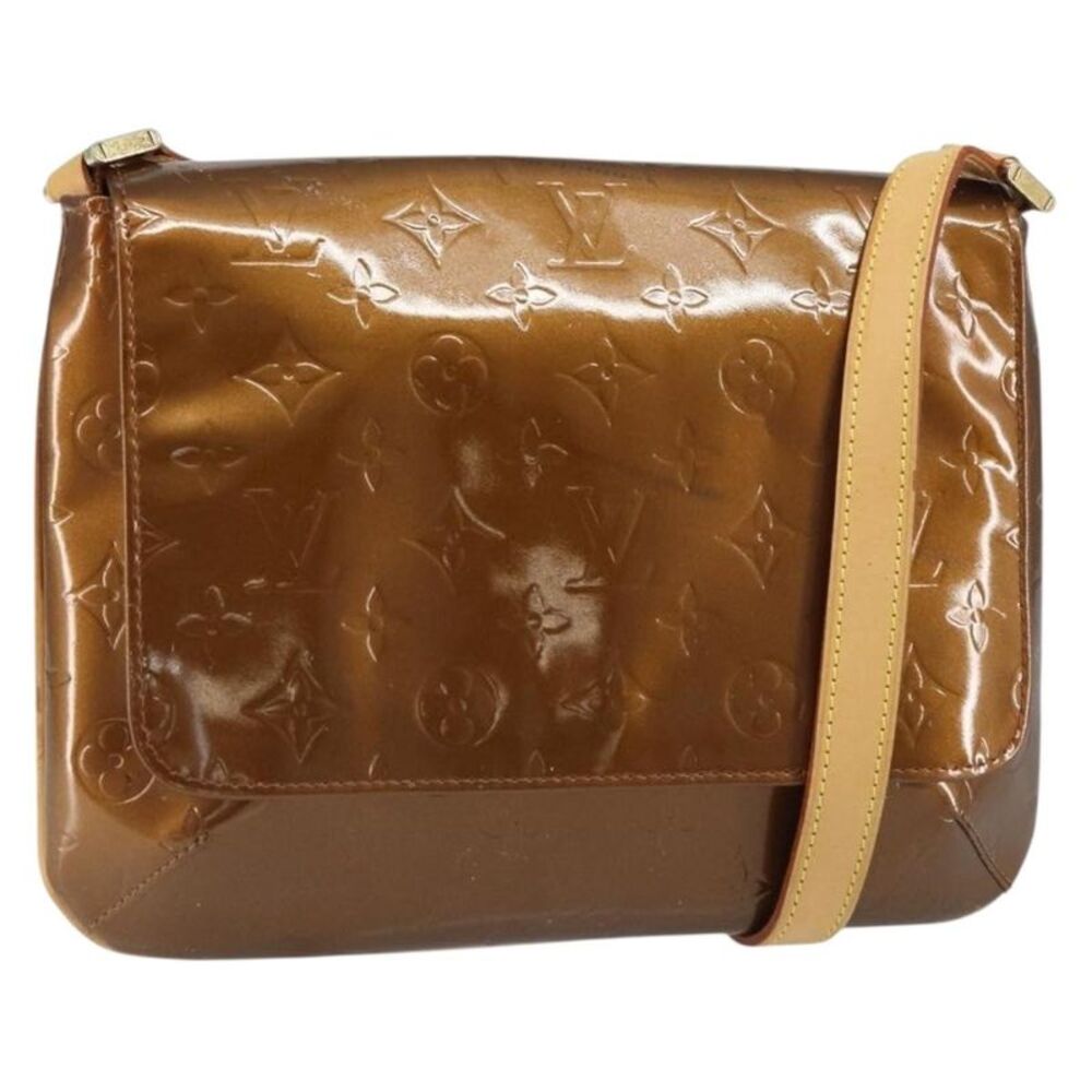 Louis Vuitton Thompson Street Monogram Vernis Brown Patent_Leather Shoulder Bag